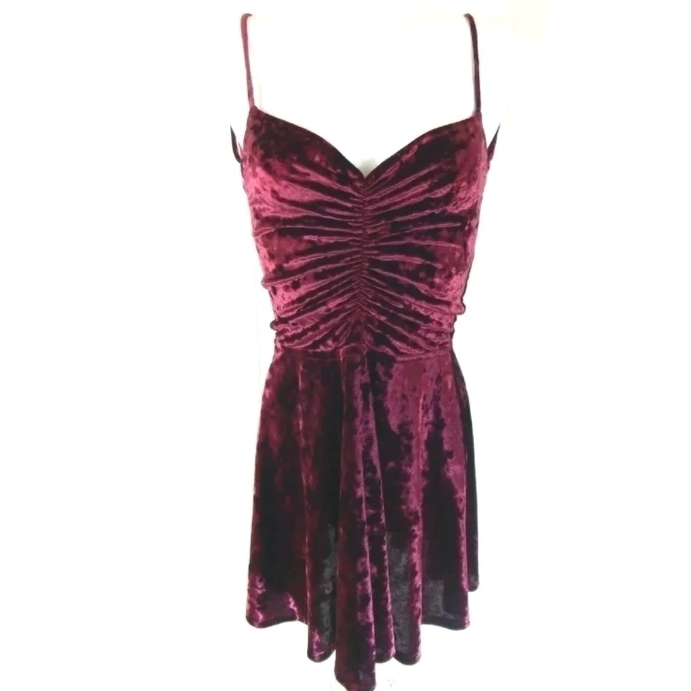 Blue Life Parde Velvet Mini Dress - Picture 2 of 4